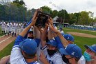 Baseball vs Babson NEWMAC Finals  Wheaton College vs Babson College play in the NEWMAC baseball championship finals. - (Photo by Keith Nordstrom) : Wheaton, baseball, NEWMAC, Babson